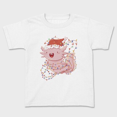 Axolotl Christmas Lights, Tricou Copii