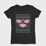 Axolotl Christmas Sweater Ugly, Tricou Femei