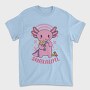 Axolotl Eating Candy Snaxalotl, Tricou Barbati (Unisex)