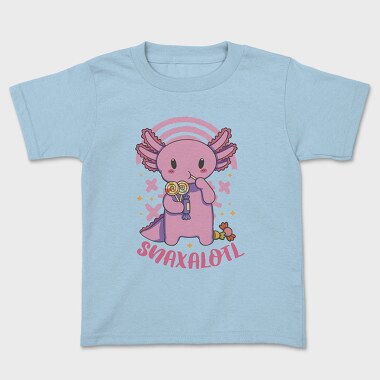 Axolotl Eating Candy Snaxalotl, Tricou Copii