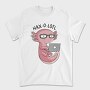 Axolotl Hacker With Computer Haxolotl, Tricou Barbati (Unisex)