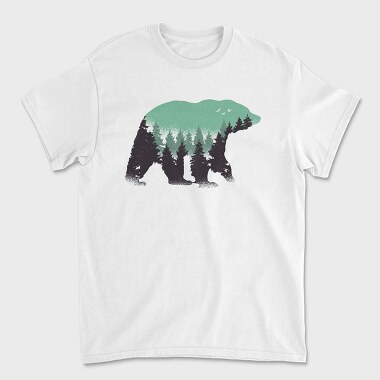 Bear Forest, Tricou Barbati (Unisex)