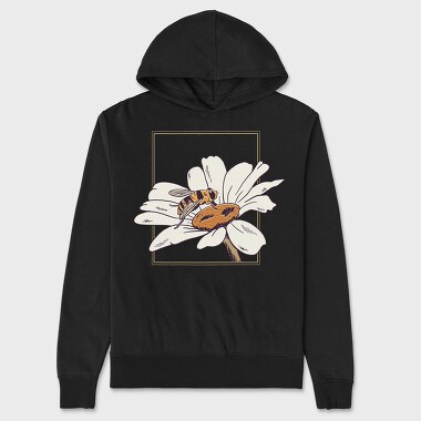 Bee Flower, Hanorac Oversize Barbati (Unisex)