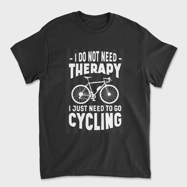 Bicycle Therapy Bike, Tricou Barbati (Unisex)