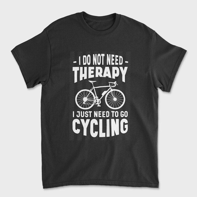 Bicycle Therapy Bike, Tricou Barbati (Unisex)