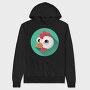 Chicken Icon Art, Hanorac Oversize Barbati (Unisex)
