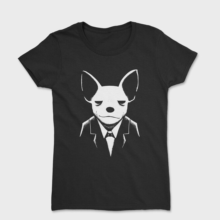 Chihuahua In Suit, Tricou Femei