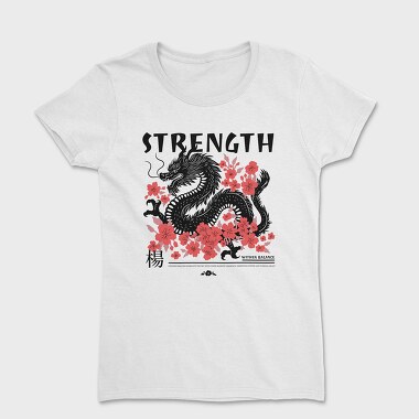 Chinese Dragon Strength Trend Within Balance, Tricou Femei