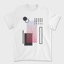 Abstract Waves Geometric, Tricou Barbati (Unisex)