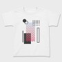 Abstract Waves Geometric, Tricou Copii