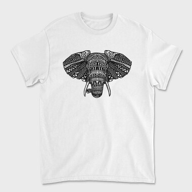 African Elephant Mandala, Tricou Barbati (Unisex)