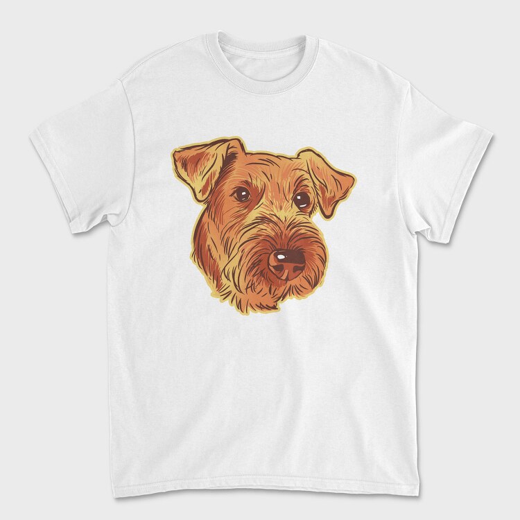 Airedale Terrier Dog, Tricou Barbati (Unisex)