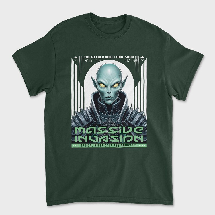 Alien Massive Invasion Trend, Tricou Barbati (Unisex)