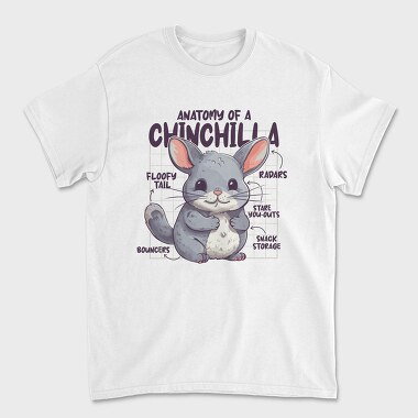 Anatomy Of A Chinchilla, Tricou Barbati (Unisex)