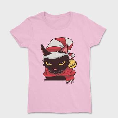 Angry Cat Christmas, Tricou Femei