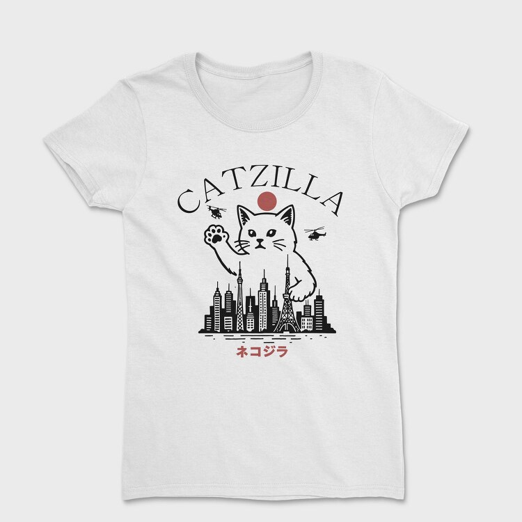 Catzilla City Destruction, Tricou Femei