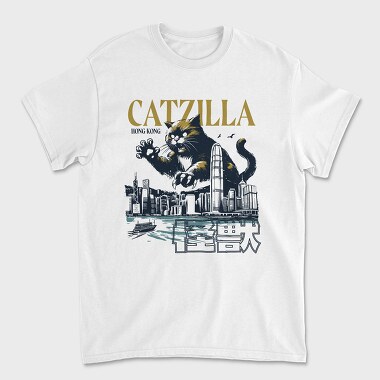 Catzilla Monster, Tricou Barbati (Unisex)