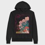 Cool Mushrooms Illustration, Hanorac Oversize Barbati (Unisex)