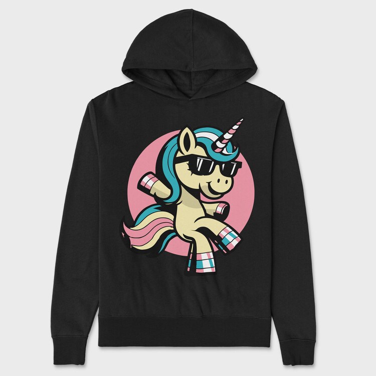 Cool Unicorn, Hanorac Oversize Barbati (Unisex)