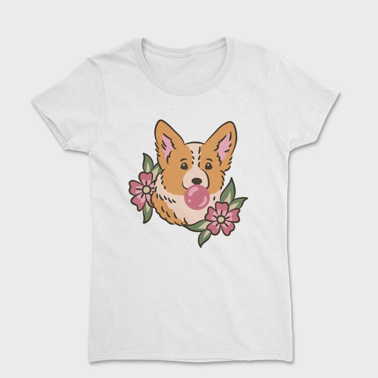 Corgi Bubblegum, Tricou Femei