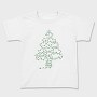Christmas Tree Made Of Lights, Tricou Copii