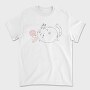 Chubby Cat With Yarn, Tricou Barbati (Unisex)