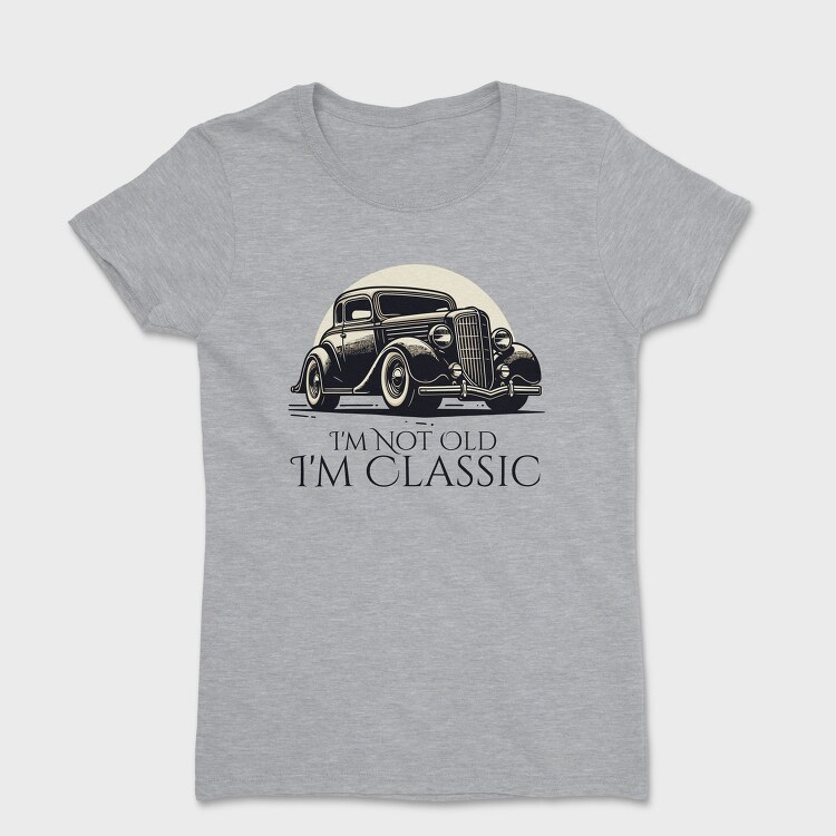 Classic Car Vintage I M Classic, Tricou Femei