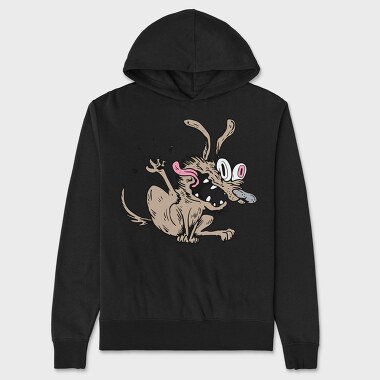 Angry Rat Roar, Hanorac Oversize Barbati (Unisex)