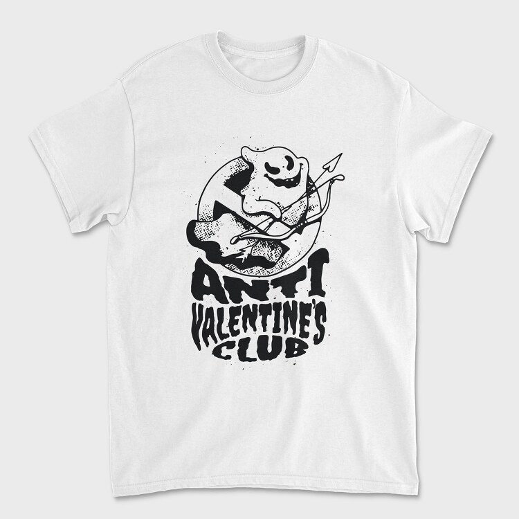 Anti Valentine S Day Ghost Club, Tricou Barbati (Unisex)