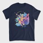 Artemis Greek Mythology Goddess Retrowave, Tricou Barbati (Unisex)