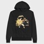 Astronaut With Space Shroom Mushroom, Hanorac Oversize Barbati (Unisex)