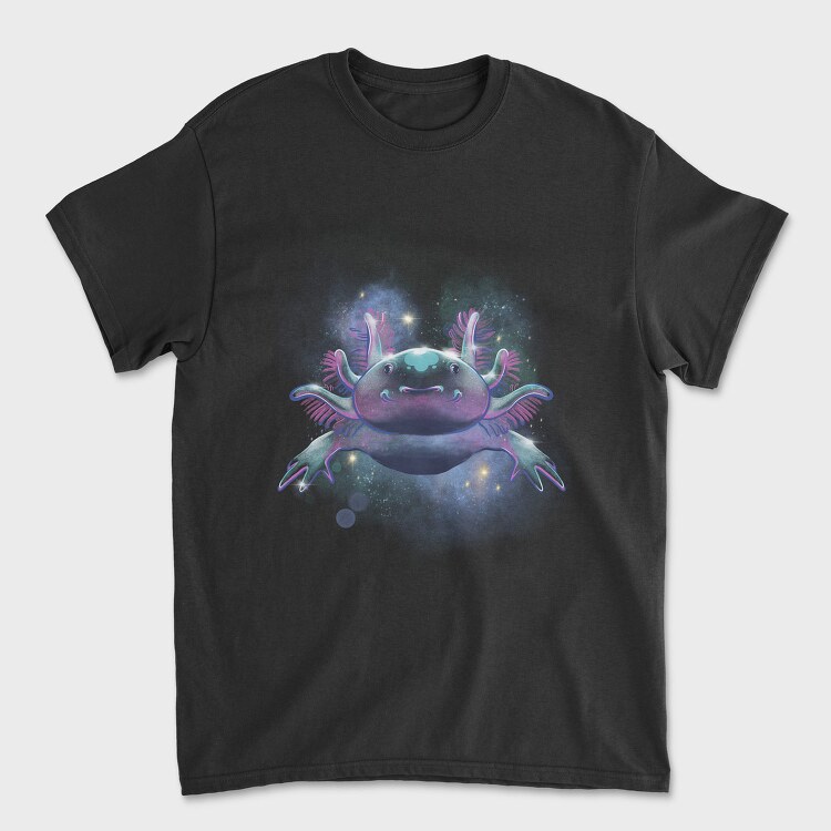 Cosmic Axolotl, Tricou Barbati (Unisex)