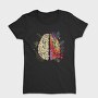 Creative And Logical Human Brain Half, Tricou Femei