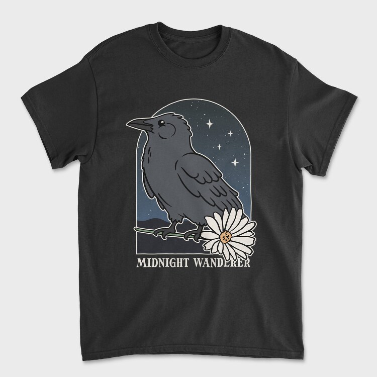 Crow Bird Cute, Tricou Barbati (Unisex)