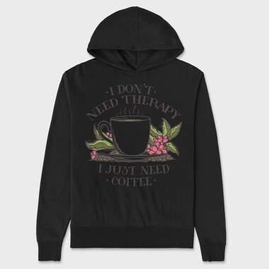 Coffee Drink And Grapes Coffecup, Hanorac Oversize Barbati (Unisex)