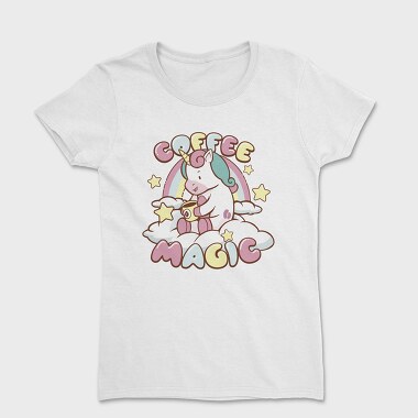 Coffee Magic Unicorn, Tricou Femei