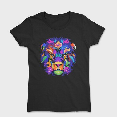 Colorful Lion Head, Tricou Femei