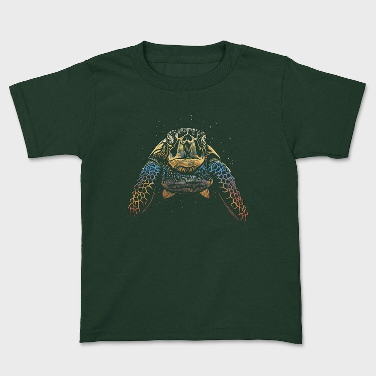 Colorful Turtle Colours, Tricou Copii