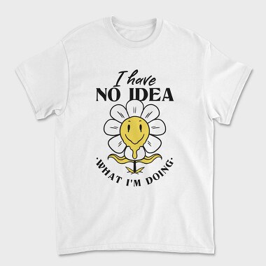 Confused Flower Quote Nc, Tricou Barbati (Unisex)