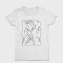 Continuous Line Rose, Tricou Femei