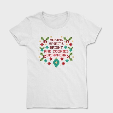 Cookies Festive Christmas Disappear, Tricou Femei