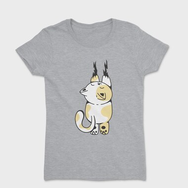 Cute Fat Cat Climbing, Tricou Femei