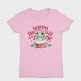 Cute Frog On Cupcake Birthday Mug, Tricou Femei