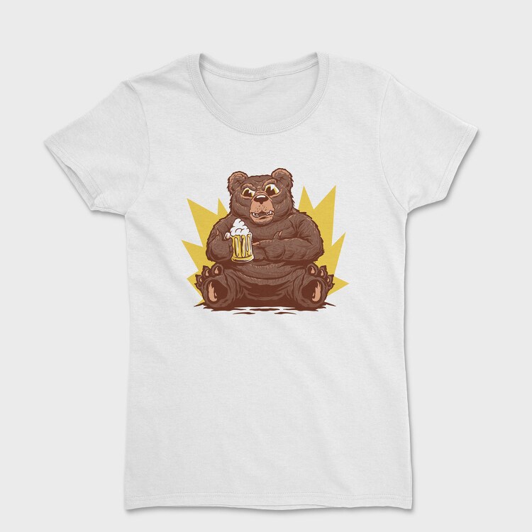 Bear With Beer Beer, Tricou Femei