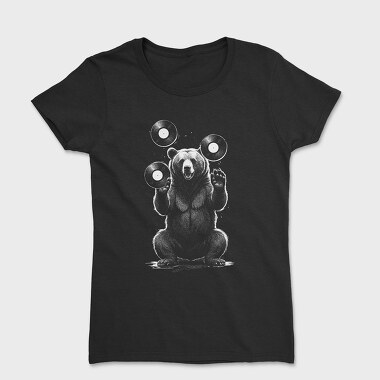 Bear With Vynils, Tricou Femei