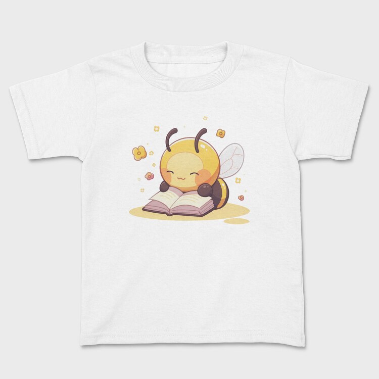 Bee Reading Cute, Tricou Copii