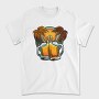 Beer Mugs In Tropical Beach, Tricou Barbati (Unisex)