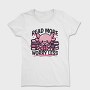 Cute Axolotl Reading, Tricou Femei