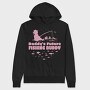 Cute Child Fishing Pink Daddy S Future Fishing Buddy Girl, Hanorac Oversize Barbati (Unisex)