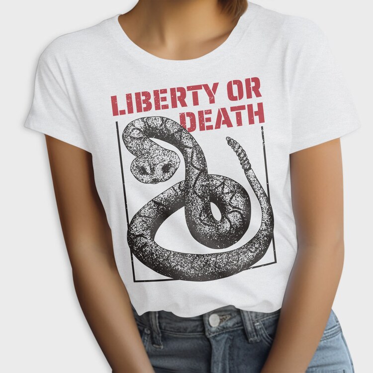 Liberty or Death Snake, Tricou Femei